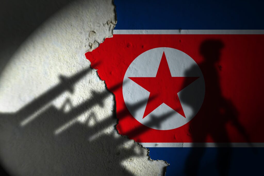 North Korean soldiers in Kursk