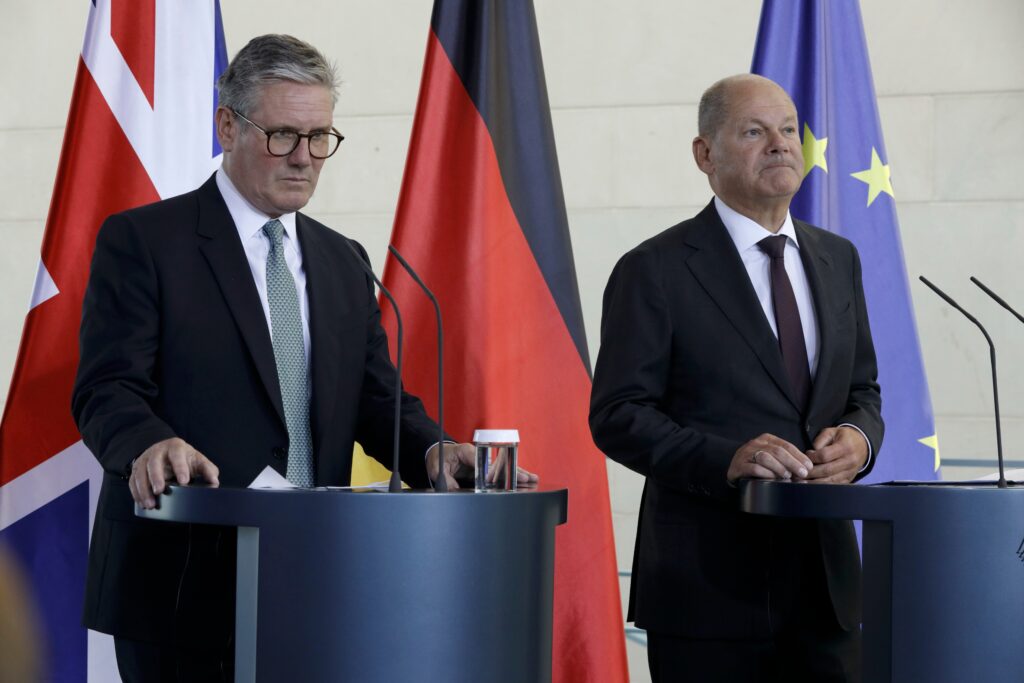 Keir Starmer and Olaf Scholz meet to discuss UK-EU relations